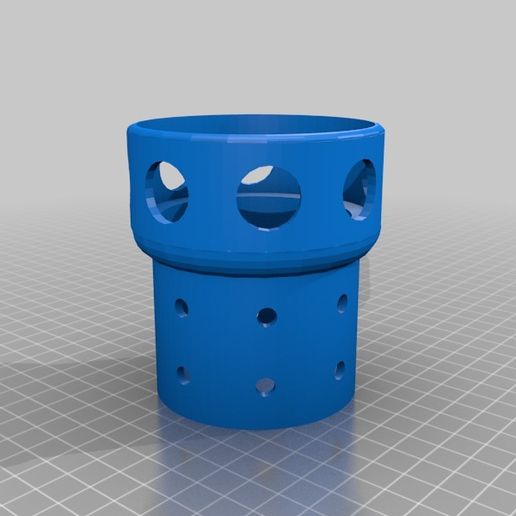 volvo xc90 arrière tasse titulaire soutien adaptateur correspond hydro ballon automobile 3D print model - Mito3D