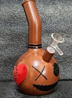 voodoo 2 bong water pipe weed smoke 3d print model - Mito3D