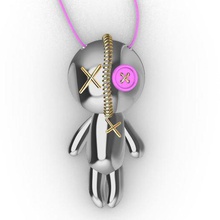 voodoo doll jewelry pendant 3d print model - Mito3D