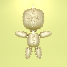voodoo doll flexi print place - keychain 3d print model - Mito3D