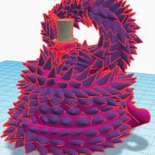 vaudou serpent 3d print model - Mito3D