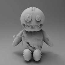 Voodoo stl meteler 3d Baby Lappen Puppe meteler3d 3d print model - Mito3D
