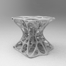 voro 10 arte cubo escultura bolhas Voronoi coleção deco mascarar cara designar paramétrico moda cosplay 3d print model - Mito3D