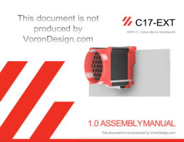 Voron 24 c17 ext dış hepa karbon filtre anahtar teli 3d print model - Mito3D