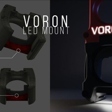voron afterburner led mount 3d print model - Mito3D