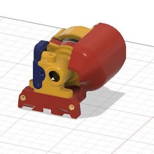 Voron postcombustion interrupteur soutien orbiteur v15 gauche outil 3d imprimante pièces 3d print model - Mito3D