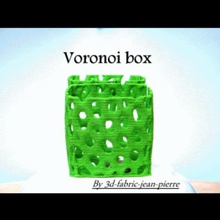 vorono-box home stall voronoi voronoi-box einfach nützlich persönlichen organisieren Bleistift Schreibtisch support Kostenlose persönliche box Tasche 3d print model - Mito3D
