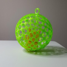 voronoi-como bola a arte de voronoi ano novo 3d print model - Mito3D