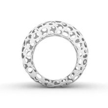 voronoi 20 jewelry ring 3d print model - Mito3D
