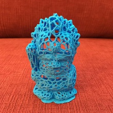 voronoi Aztek şefi sanat 3d şef heykeller 3d print model - Mito3D