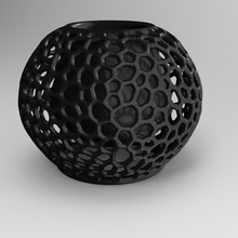 Voronoi top saksı tencere vazo şişe Sanat şekil vermek parametrik kıvrılmış patron 3d print model - Mito3D