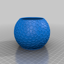 voronoi Ball Vase Blume Dekor Vasemode Modus 3d print model - Mito3D