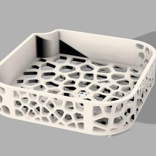 Voronoi banyo sabun Kulp destek ayakta durmak kanca Sanat 3d print model - Mito3D