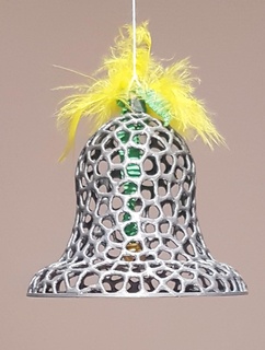 voronoi campana Pasqua deco casa arte 3d print model - Mito3D