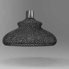 voronoi bombarder lampe 4cm titulaire soutien chevet art chambre sculp sculpture conception désigner lumière 3d print model - Mito3D