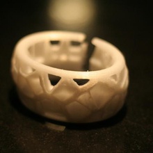 voronoi bracelet jewelry 3d print model - Mito3D