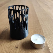 voronoi supporto di candela casa titolare 3d print model - Mito3D