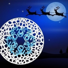 voronoi Natale ruota ornamento fiocco stile palle contento 2020 celebrare allegro festa voro rustico buco buchi palla pendente Patata noel renna 3d print model - Mito3D