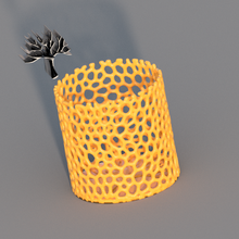 voronoi container 'tree' pencilholders pencils pencilholder pencil idealab celtic tree trees wood containers 3d print model - Mito3D
