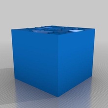 voronoi cubo calibrazione attrezzo test 3d stampa 3d print model - Mito3D