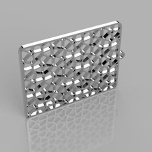 voronoi-Ohrringe v2 Schmuck 3d print model - Mito3D