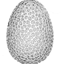 de voronoi huevo casa arte 3d print model - Mito3D
