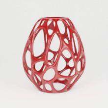 voronoi huevo Arte forma naturaleza orgánico decoración escultura vacío bonita hermoso impar 3d print model - Mito3D