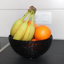 de voronoi cesta fruta casa florero interior frutas 3d print model - Mito3D