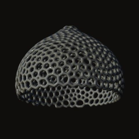 voronoi hanging lamp a casa luz sombra 3D print model - Mito3D