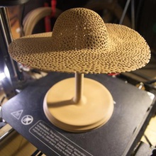 voronoi cappello gioielli stand moda titolare juwelry sombrero 3d print model - Mito3D
