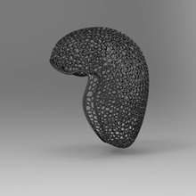 Voronoi capacete mascarar arte cara deco designar paramétrico útil moda cosplay 3d print model - Mito3D