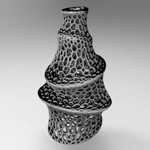 Voronoi Lamba 3D print model - Mito3D