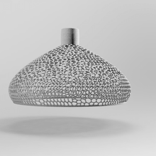 Voronoi luminária 4cm suporte cone cabeceira arte esculpir escultura Projeto designar luz 3d print model - Mito3D