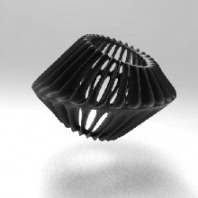 voronoi lampe générique paramétrique 3d print model - Mito3D