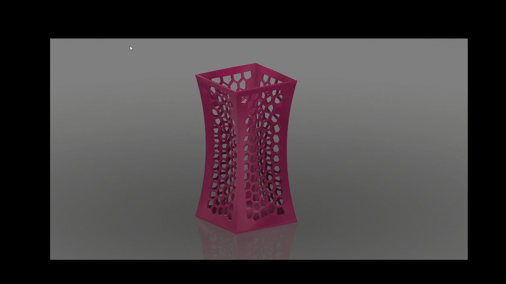 voronoi lamp vase 03 Home 3d modelled 3D print model - Mito3D