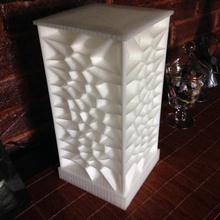 voronoi Stimmung Lampe home Kunst Dekoration Beleuchtung 3d print model - Mito3D