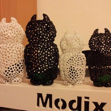 voronoi owl various 3d print model - Mito3D