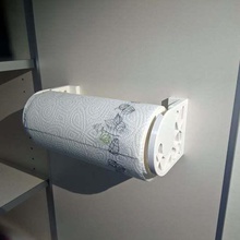 voronoi paper towel dispenser home kitchen dining 3d print model - Mito3D
