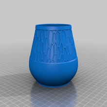 voronoi pear vase decor decoration easy print flower vasemode mode 3d print model - Mito3D