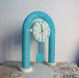 voronoi pendulum clock Home protonik household 3d print model - Mito3D