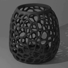 Voronoi Panela FlashForGecults 3d print model - Mito3D