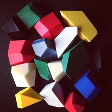 voronoi-puzzle Spiel - Spielzeug Mathe-Kunst cube kubische 3d print model - Mito3D