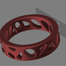 voronoi anello moda il design stile 3d print model - Mito3D