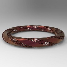 voronoi Ring Schmuck Juwelen 3d print model - Mito3D