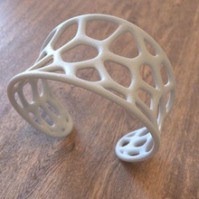 voronoi Ring Schmuck 3d print model - Mito3D