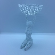 voronoi-Skulptur-Studie Kunst dome Frau Körper Kuppel Haltungs-Studie frei 3d print model - Mito3D