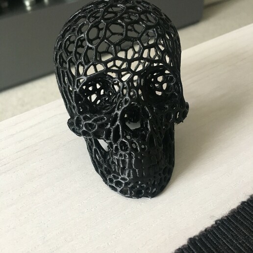voronoi Schädel Kopf Büste 3D print model - Mito3D