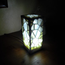 voronoi-Stil Lampe home 3d print model - Mito3D
