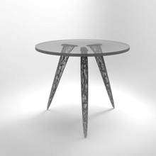 voronoi mesa piernas diseño Arte designado paramétrico frio 3d print model - Mito3D