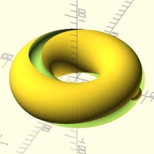 de voronoi florero art banda mobius band fidget cojinete personalizador openscad matemáticas rodamiento 3d print model - Mito3D